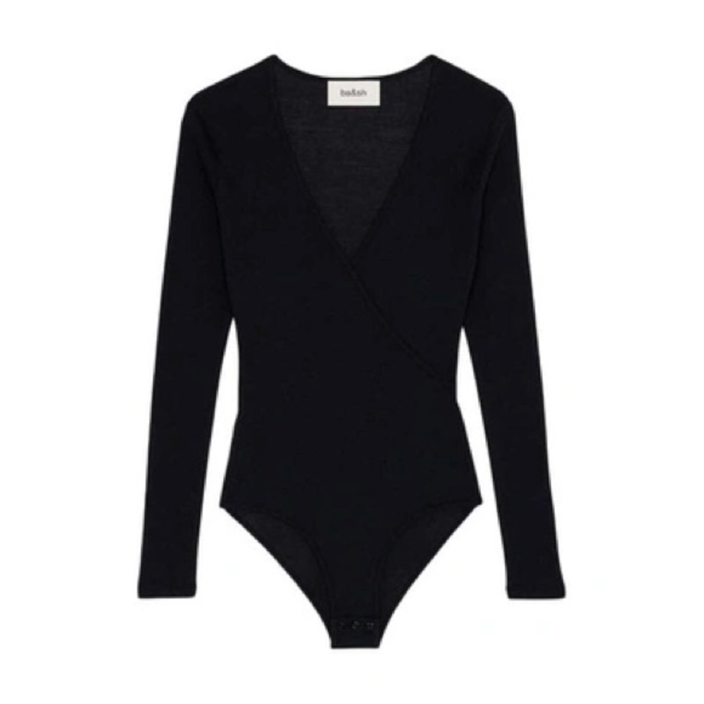 ba&sh Celia Faux Wrap Bodysuit